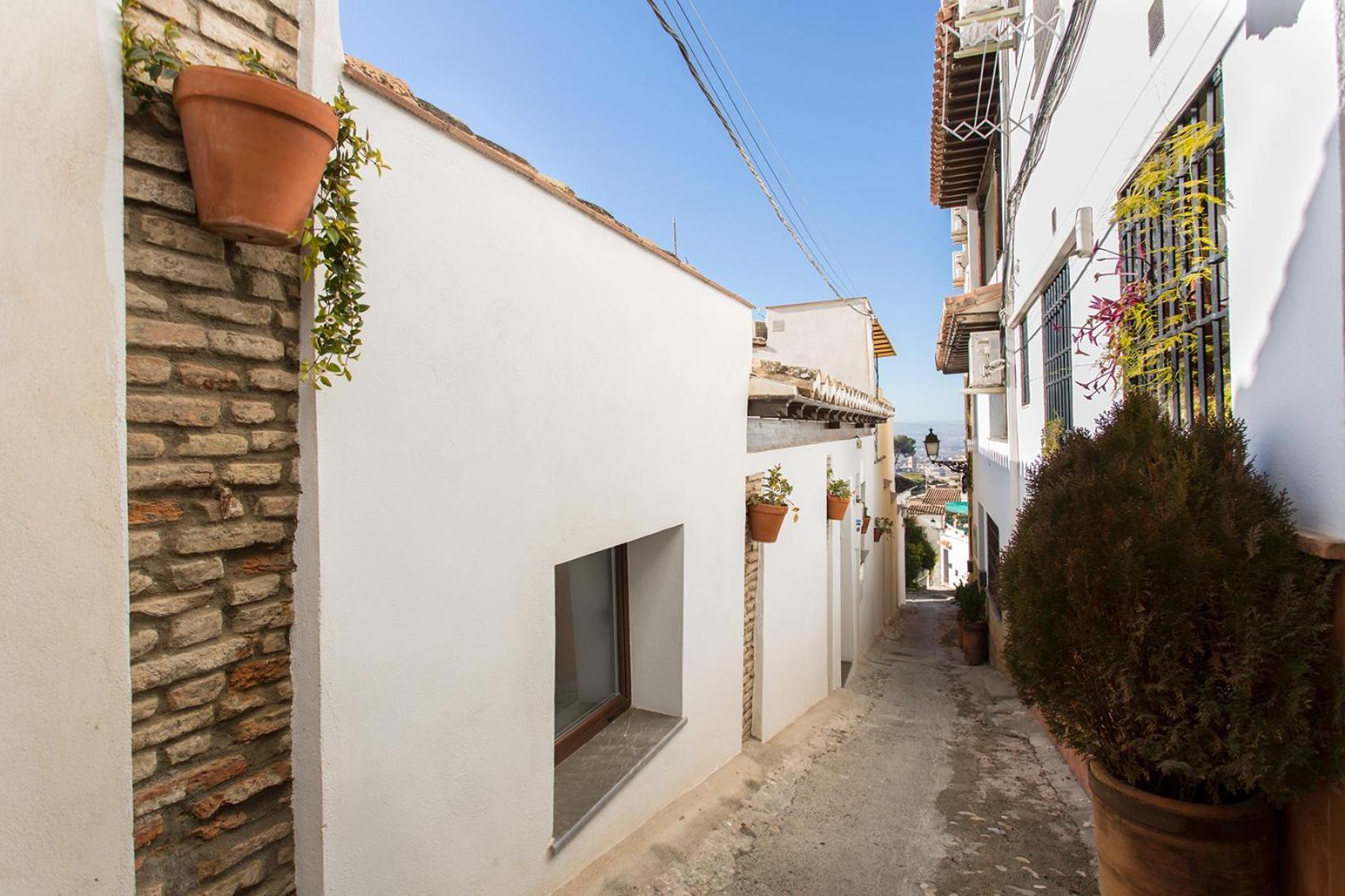 Apartamento Con Terraza Y Cochera Albaycin Granada Esterno foto